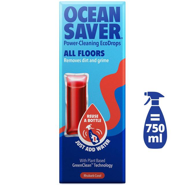 OceanSaver All Purpose Floor EcoDrop Rhubarb Coral   10ml