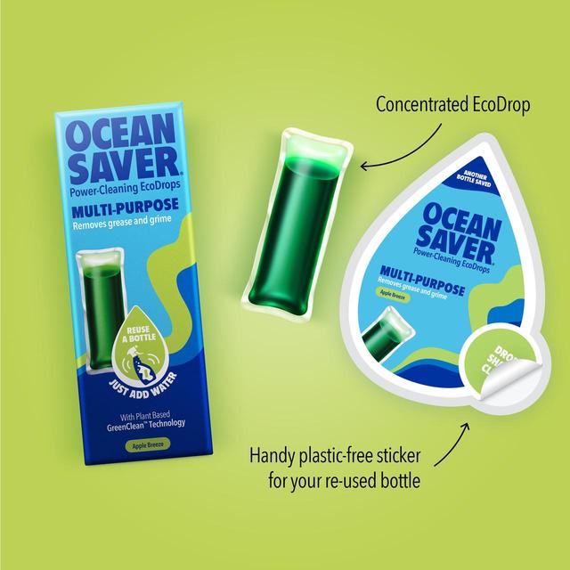 OceanSaver Multipurpose Cleaner EcoDrop Apple Breeze   10ml GOODS M&S   