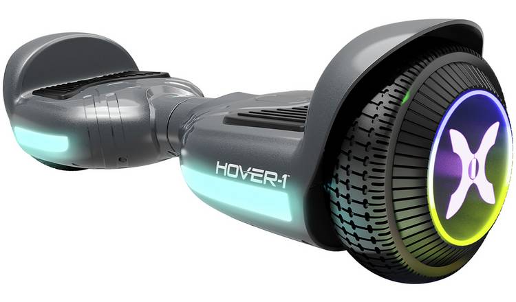 Hover-1 Rival Electric Hoverboard with LED Wheels - Gunmetal