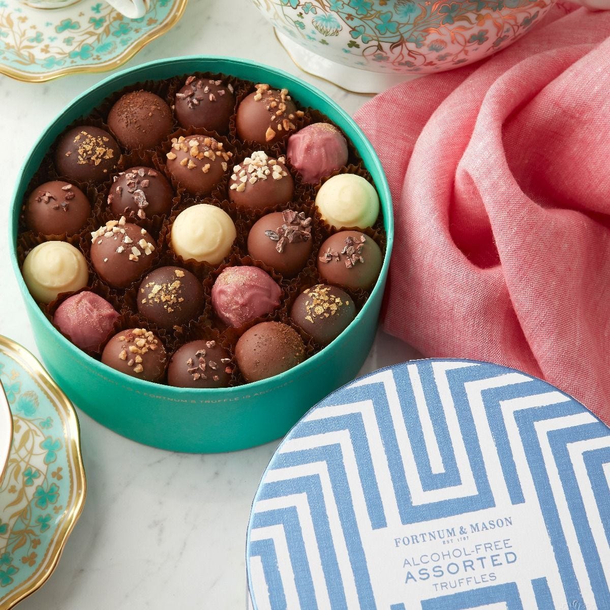 Fortnum's chocolate truffles alcohol-free 590g (British brand)