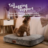 Paws For Slumber Luxury Grey Pet Bed Medium - British product