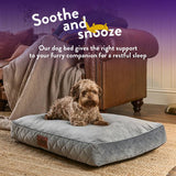 Paws For Slumber Luxury Grey Pet Bed Medium - British product