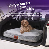 Paws For Slumber Luxury Grey Pet Bed Medium - British product