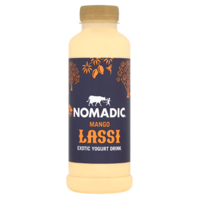 ASDA Nomadic Mango Lassi Exotic Yogurt Drink 500ml- Buy online at McGrocer