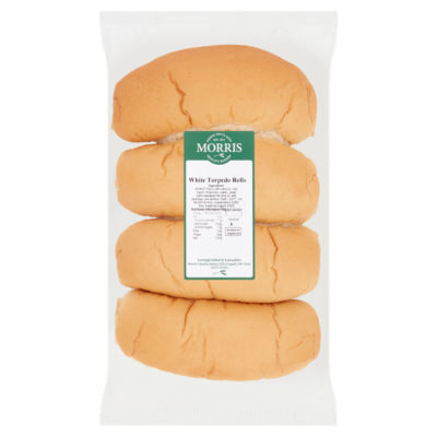 Morris brand White Torpedo Rolls, imported from the UK.