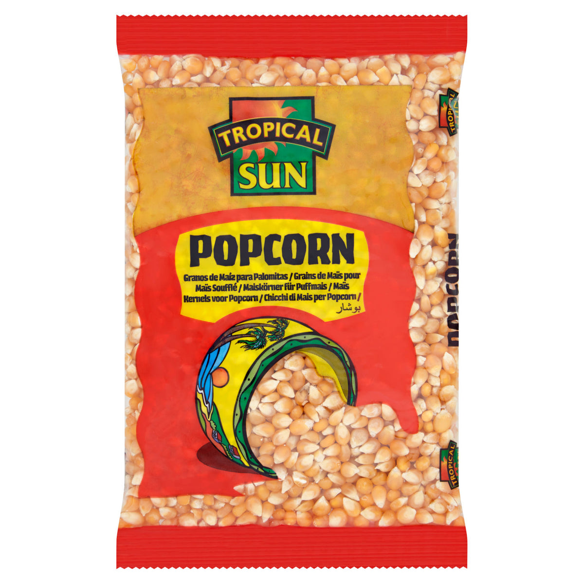 Tropical Sun popcorn 500g bag kernels - British product