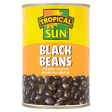 Tropical Sun Black Beans in Salted Water 400g - British product
