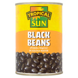 Tropical Sun Black Beans in Salted Water 400g - British product