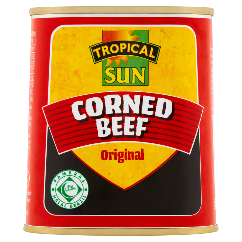 Tropical Sun corned beef original 340g, UK version