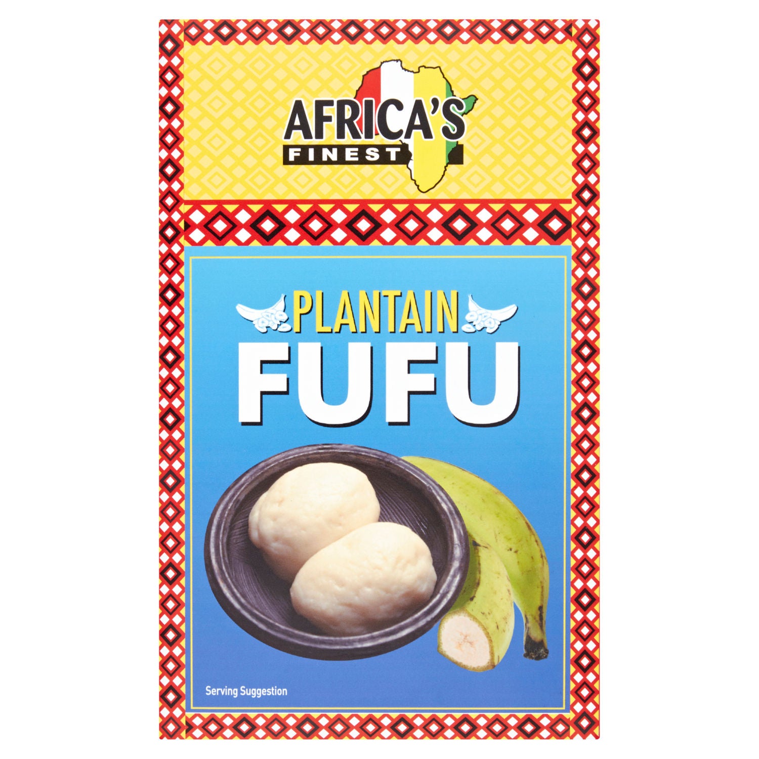 Africa's Finest Plantain Fufu, imported from the UK