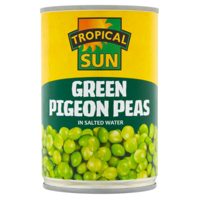 ASDA Tropical Sun Green Pigeon Peas in Salted Water 425g- Buy online at McGrocer