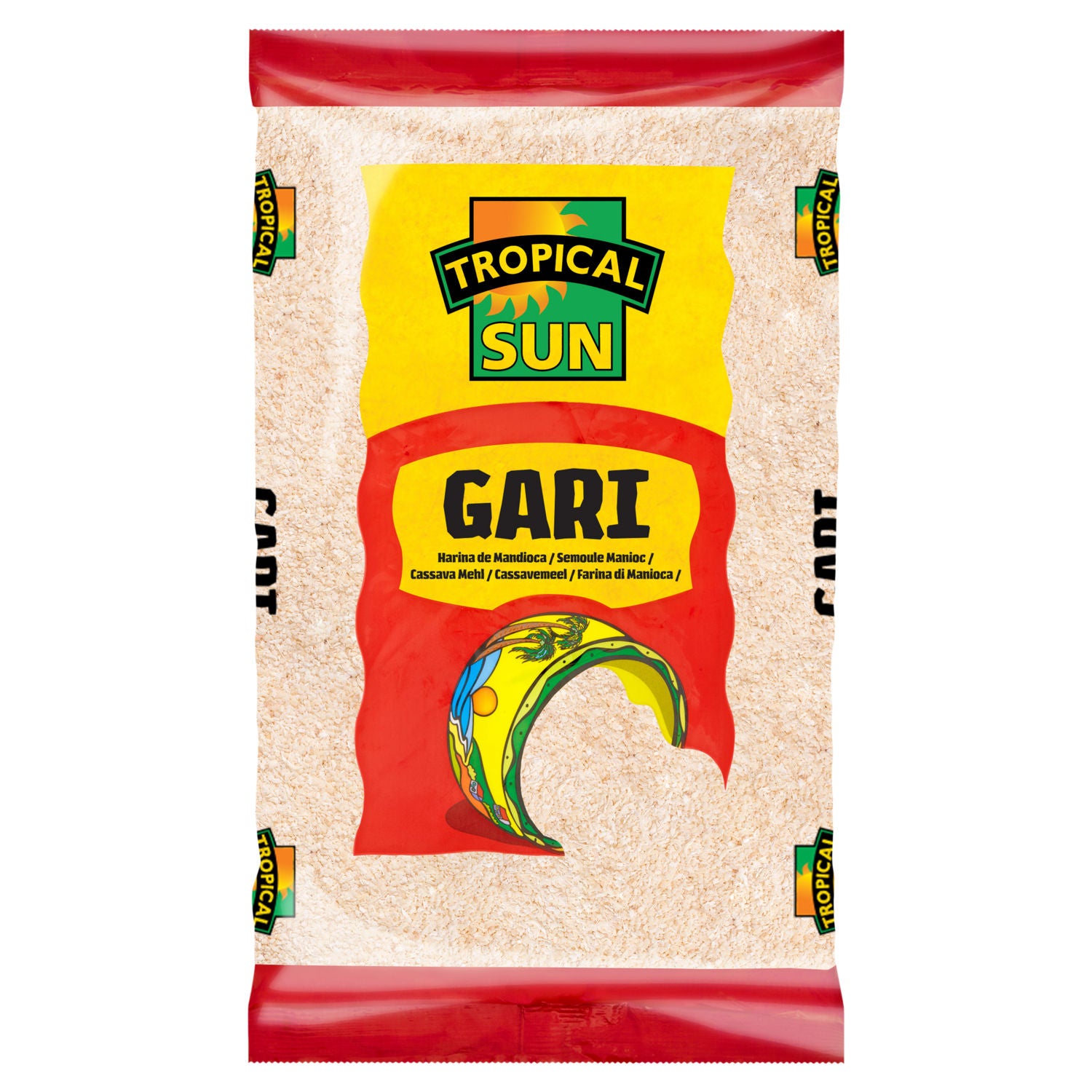 Tropical Sun Gari cassava meal 1.5kg, UK version