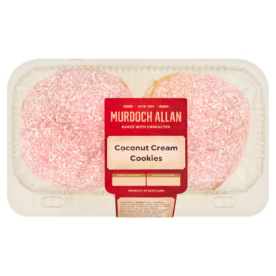 Murdoch Allan coconut cream cookies (British brand)