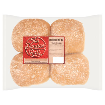 Murdoch Allan The Dundee Roll bread roll, imported from the UK