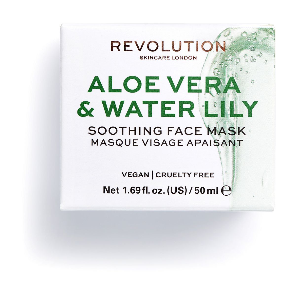 Revolution Skincare Aloe Vera & water Lily Soothing Face Mask 50g GOODS Boots   