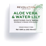 Revolution Skincare Aloe Vera & water Lily Soothing Face Mask 50g GOODS Boots   