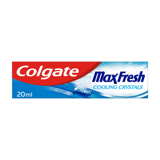 Colgate Max Fresh Cooling Crystals Travel Size Toothpaste 20ml toothpaste Sainsburys   