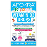 Apokra Kids Vegan Vitamin D3 Drops 30ml General Health & Remedies Boots   