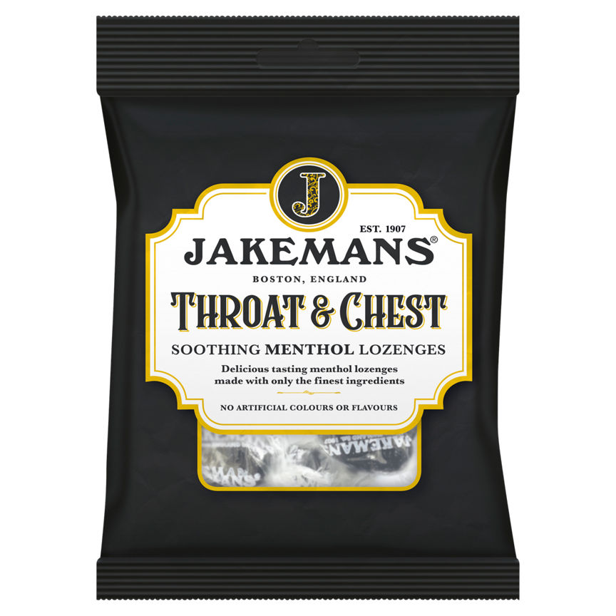 Jakemans Throat & Chest Soothing Menthol Lozenges GOODS ASDA   