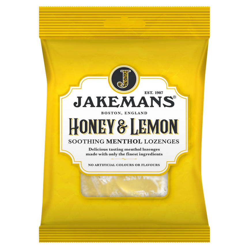 Jakemans Honey & Lemon Soothing Menthol Lozenges GOODS ASDA   