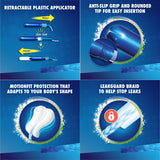 Tampax Pearl Compak Regular Tampons 4 x 24 pack (British brand)