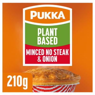 Pukka Plant Based Minced No Steak & Onion Pie 210g