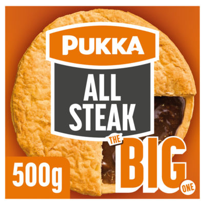 ASDA Pukka The Big One All Steak Pie - British Savoury Pie- Buy online at McGrocer
