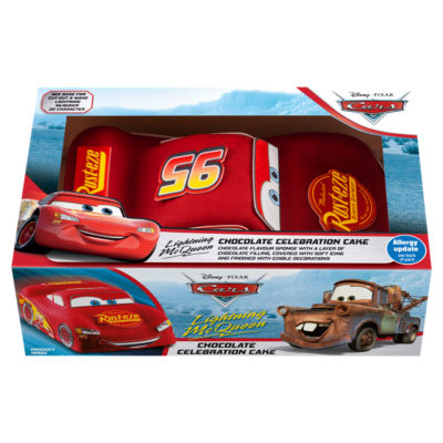 Disney Celebration Cake Lightning McQueen Chocolate - British product