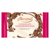 Thorntons chocolate fudge brownie bites 10 pack - British product