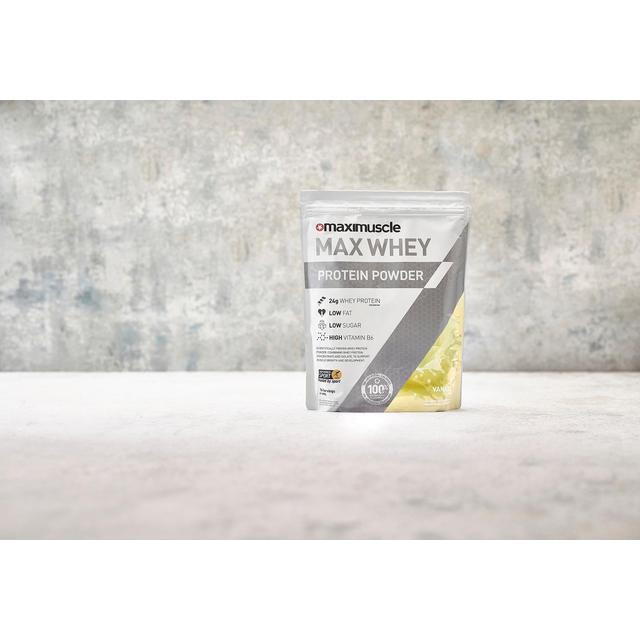 Maximuscle Vanilla Max Whey Protein Powder    420g GOODS M&S   