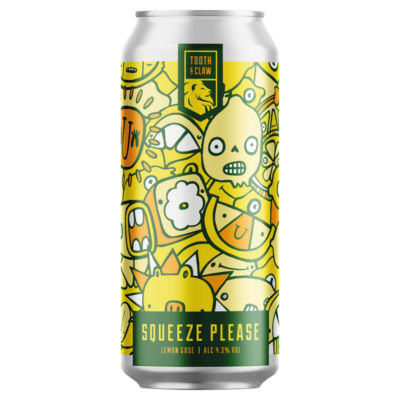Tooth & Claw Lemon Gose Beer 440ml