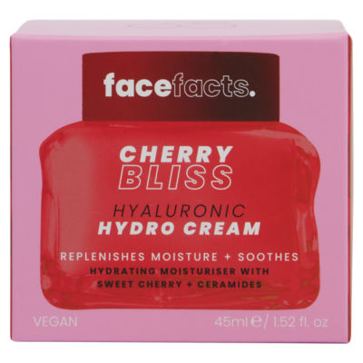 Face Facts Cherry Bliss Hyaluronic Hydro Cream 45ml - British product