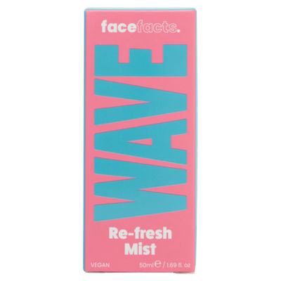 Face Facts Wave Re-Fresh Mist 50ml, British brand