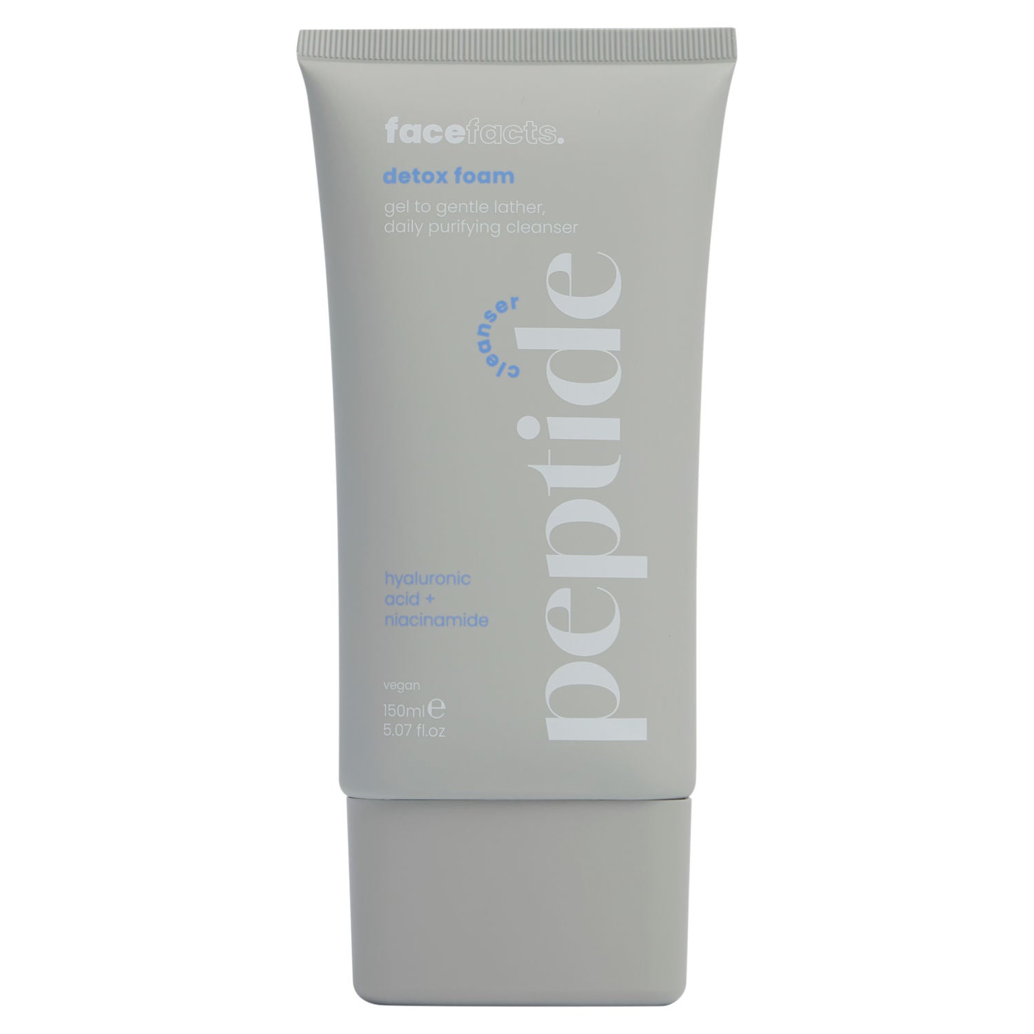 Face Facts Detox Foam Peptide Cleanser 150ml, imported from the UK