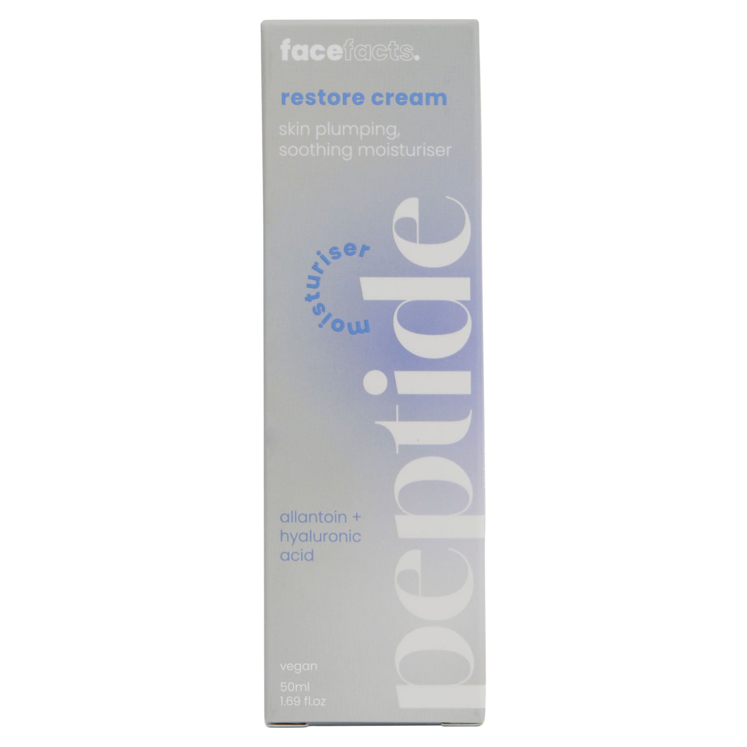 Face Facts Restore Cream Peptide Moisturiser 50ml, UK version