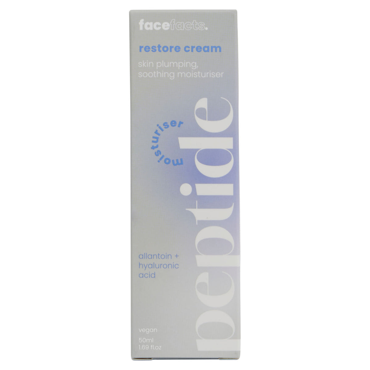 Face Facts Restore Cream Peptide Moisturiser 50ml, UK version