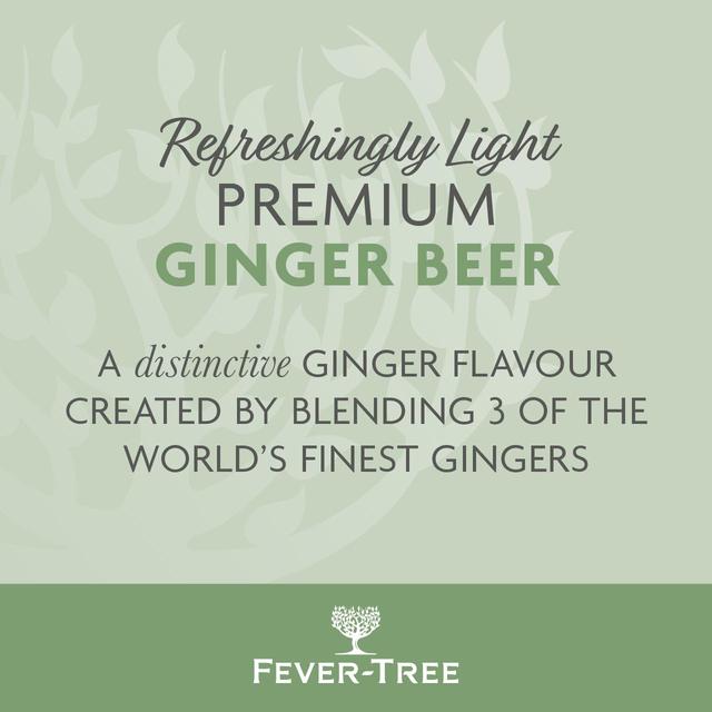 Fever-Tree Refreshingly Light Ginger Beer   24 x 200ml GOODS M&S   