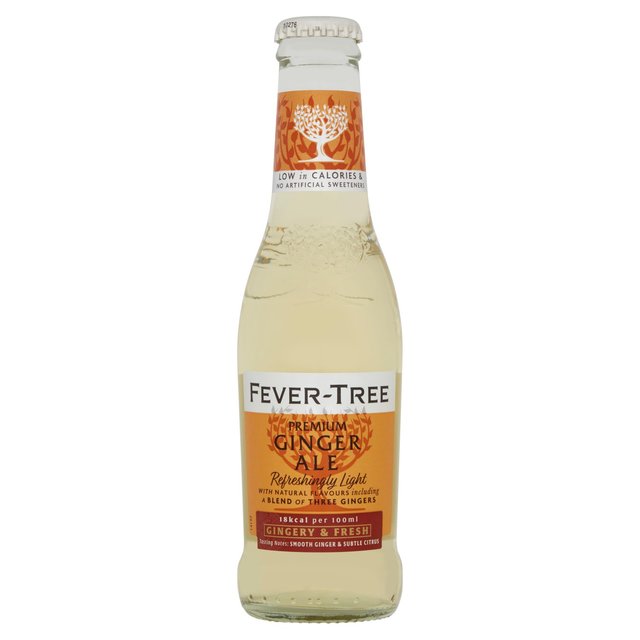 Fever-Tree Refreshingly Light Ginger Ale   24 x 200ml GOODS M&S   