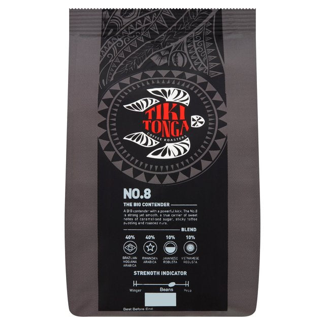 Tiki Tonga Blend No.8 Whole Coffee Beans   227g