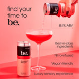 Be. strawberry daiquiri ready-to-drink can 200ml - British product