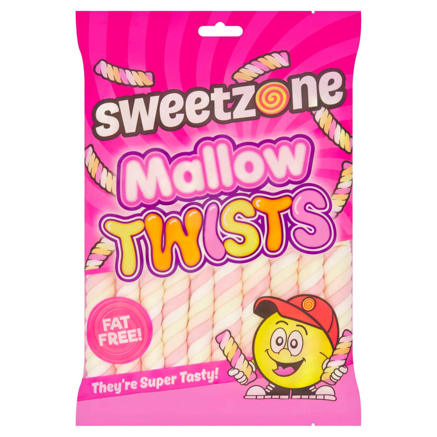 SweetZone mallow twists 160g, imported from the UK