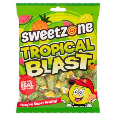 SweetZone Tropical Blast Chews 200g (British brand)