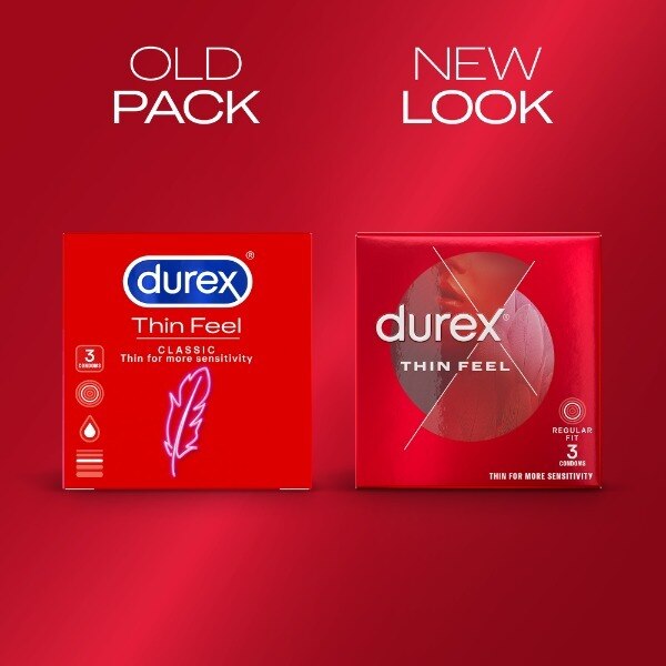 Durex Thin Feel Regular Fit Lubricated Condoms Pack of 3 GOODS Superdrug   