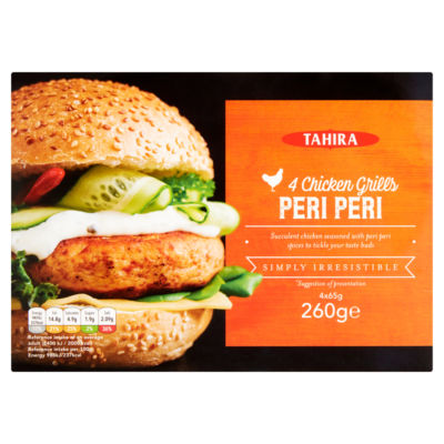 Tahira Chicken Grills Peri Peri Frossen Kylling 4 Pakke 260g