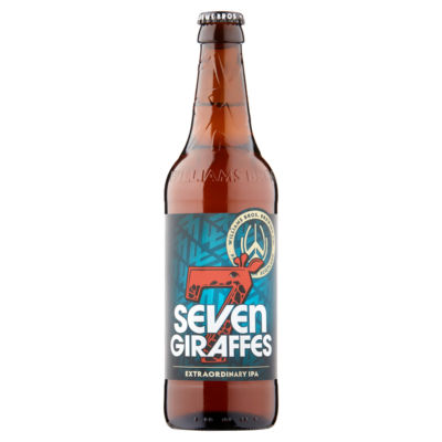Williams Bros Brewing Co. Seven Giraffes IPA 500ml, imported from the UK