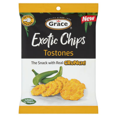 Grace Exotic Tostones Plantain Chips 75g