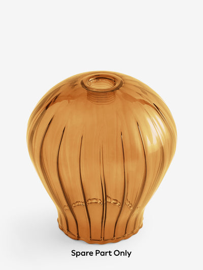 Next Amber Orange Glass Bell-Shaped Light Shade Spare Part for Hampton Cluster 13.5cm- Buy online at McGrocer