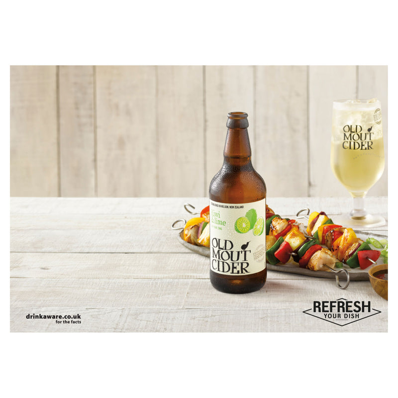 Old Mout cider Kiwi & Lime 500ml - British product