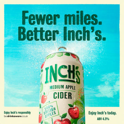 Inch's medium apple cider 4x440ml - British product