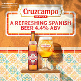 Cruzcampo Sevilla Lager 660ml bottle - British product